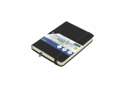 Kangaro Art Skizzenbuch A6 Schwarz PU Hardcover 80 Blatt 140 Gramm cremefarbenes Papier Angebot bei HelloDeals