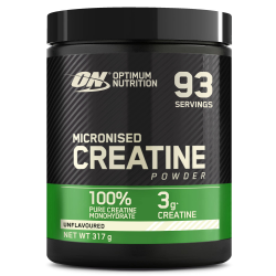 Optimum Nutrition mikronisiertes Kreatin-Pulver, 100% reines Kreatin-Monohydrat-Pulver für Leistung und Muskelkraft, ohne Geschmack, 93 Portionen, 317 g Angebot bei HelloDeals