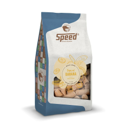 Speed Delicious speedies Banana, Pferdeleckerli mit Bananengeschmack, tropisch-fruchtiger Snack für jedes Pferd, Beste Zutaten, einfach praktisch (1 kg) Angebot bei HelloDeals
