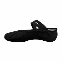 Bezioner Ballettschuhe Ballettschläppchen Tanzschuhe Geteilte Ledersohle für Kinder und Erwachsene 33 EU Schwarz Angebot bei HelloDeals