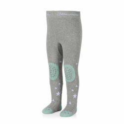 Sterntaler Unisex Baby Krabbelstrumpfhose Stanley Strumpfhose 80 Silber Mel. Angebot bei HelloDeals