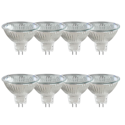 Caldarax 8 Stück MR16 GU5.3 20W 12V Halogenstrahler, Dimmbar 2700K Warmweiß, 210LM, Halogen Reflektor Glühbirne, Halogen Spot, GU5.3 Bi-Pin Base Strahler 36° Abstrahlungswinkel Angebot bei HelloDeals