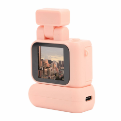 Kleine DV Kamera, 1080P HD Daumenkamera mit 1,44 Zoll Farbbildschirm, Videorecorder mit 480 mAh Akku für Vlogging, Abschlussgeschenke (PINK) Angebot bei HelloDeals