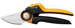 Fiskars Bypass-Gartenschere L, X-series PowerGear, P961, Mit Rollgriff, Für frische Äste und Zweige, Antihaftbeschichtet, Edelstahl-Klingen, Länge: 22,2 cm, Schwarz/Orange, 1057175 Angebot bei HelloDeals