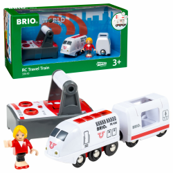 BRIO World 33510 IR Express Reisezug - Elektrische Lokomotive mit Fernsteuerung - Zubehör- Kleinkindspielzeug empfohlen ab 3 Jahren Angebot bei HelloDeals