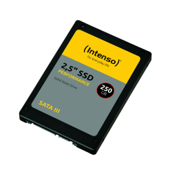 Intenso Interne 2,5" SSD SATA III Performance, 250 GB, 550 MB/Sekunden, Festkörper-Laufwerk Schwarz Angebot bei HelloDeals