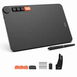 Grafiktablett VEIKK Voila L 10x6 Zoll Zeichentablett mit Drucksensitivem Stift,4 Anpassen Mechanische Tasten und 1 Rad Graphics Tablet für Zeichnung,Online,E-Signaturen,Foto- und,Videobearbeitung,OSU Angebot bei HelloDeals