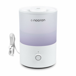 Noaton Essential Luftbefeuchter, 3,3L Top-fill, 33H Laufzeit, 7-Farben-Nachtlicht, Leiser Raumluftbefeuchter, 360°Drehbare, für Kinderzimmer und Pflanzen Schlafzimmer Angebot bei HelloDeals