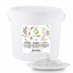 Natron Pulver 5 kg - Backpulver E500ii | Premium Qualität - Ökologisches Natriumcarbonat, Hochreine Lebensmittelqualität | GreatVita Angebot bei HelloDeals