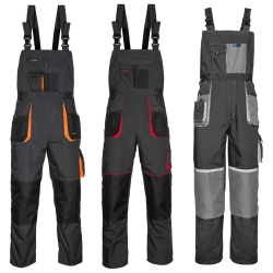 Latzhose Arbeitshose Classic 52 Orange Angebot bei HelloDeals