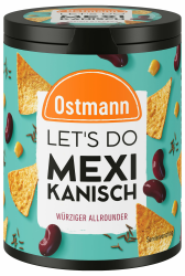 Ostmann Gewürze - Let's Do Mexikanisch | Gewürzzubereitung für Enchiladas, Fajita, Taco oder Chili con Carne | Würziger Allrounder mit Kreuzkümmel und Chili | 70 g in recyclebarer Metalldose Angebot bei HelloDeals