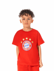 FC Bayern München I T-Shirt Essential I Kinder I Rot Angebot bei HelloDeals