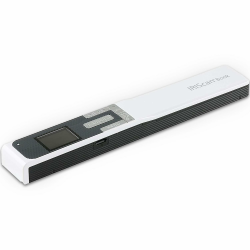 IRIScan Book akku mobiler Scanner : 12PPM Batterie dokumentenscanner, kostenloser PDF-Editor, Mini Scanner Scan zu Word, PDF, XLS, SD-Karte, handscanner Scan über USB,WinMac Angebot bei HelloDeals