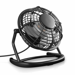 CSL - USB Ventilator - Tischventilator Fan Lüfter - optimal für den Schreibtisch inkl. An Aus Schalter - Kompatibel mit PC MAC Notebook Computer - in schwarz Angebot bei HelloDeals
