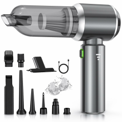 NVKHG Handstaubsauger, Handstaubsauger Akku, 18000Pa Autostaubsauger mit Bürstenloser Motor, 3-Gang Mini Staubsauger, Auto Kabellos Staubsauger für Büro Genutzt, Haus, Küche, Tierhaare Angebot bei HelloDeals