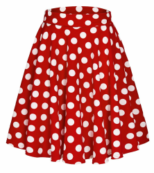 Damen Elegante Elastische Taille Ausgestellte A-Linie Midi Rock Basic Uniform Plissee Skater Röcke 3 XL Angebot bei HelloDeals