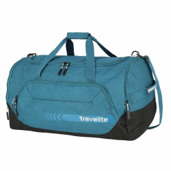 travelite Reisetasche groß, KICK OFF, leichte Reisetasche für Urlaub und Sport, Schwimmbad, Klinikaufenthalt, 60 cm, 73 Liter Reisetasche L (60 cm/73 Liter) Petrol Angebot bei HelloDeals