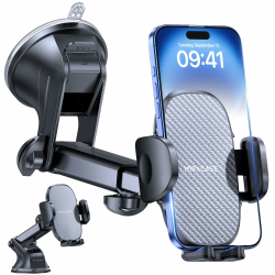 Miracase Handyhalterung Auto[Verbesserter Saugnapf] Handyhalter fürs Auto 360° Drehbar, Armaturenbrett Windschutzscheibe KFZ Handy Halterung für iPhone Galaxy Alle Smartphones Angebot bei HelloDeals