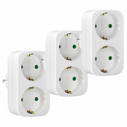 Doppelstecker für Steckdose,Steckdosenadapter für Büro, zu Hause, Reisen DSNIFUHEANFRIAYRIAHFTG Angebot bei HelloDeals