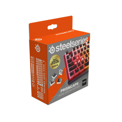 SteelSeries PrismCaps – Double-Shot-Tastenset mit „Pudding“-Optik – Kompatibilität mit allen gängigen mechanischen Tastaturen – MX-Stößel – Schwarz (Deutsches Tastaturlayout) Angebot bei HelloDeals