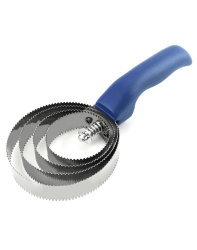 QWORK® Doppelseitiger Striegel, Pferdebürste, 4 Ringen, mit Soft Touch Griff Angebot bei HelloDeals