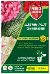 PROTECT GARDEN Lizetan Plus Combistäbchen, Langzeit-Schädlingsfrei und Premium-Dünger in Einem, 40 Stück Angebot bei HelloDeals