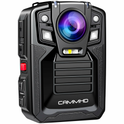 CAMMHD V8 Pro 64GB 2160P Body Cam 48MP wasserdicht Loop-Aufnahme 2 * 2200mAh Batterien mit 10 Stunden Bodycam Polizei mit tragbarer Audio- und Videoaufzeichnung, Nachtsicht-Polizei körperkamera Angebot bei HelloDeals