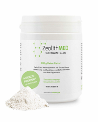 Zeolith MED Detox-Pulver 400g, Medizinprodukt, Apothekenqualität, Vergleichssieger, Entgiftungskur, Vulkanmineralien, Heilerde Angebot bei HelloDeals