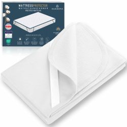 Matratzenschoner 90 x 200 - Baumwolle Oeko-TEX Zertifiziert von Barbons - Matratzenschoner 90x200 Wasserdicht Atmungsaktiv Inkontinenzunterlage waschbar mit 4 Eckgummis 90 x 200 cm Angebot bei HelloDeals