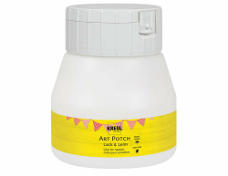 KREUL 49252 - Art Potch Lack und Leim, transparent, 250 ml, Serviettentechnik- und Dekokleber auf Wasserbasis, für Holz, Keramik, Stein und Karton Angebot bei HelloDeals