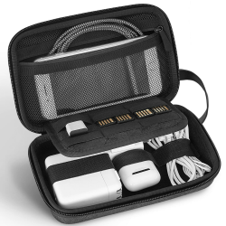 JETech Reise Zubehör Organizer Tasche, Tragbare Elektronische Kabeltasche Gadget Tasche für MacBook Power Adapter, Kabel, Stylus Stift, SD Karte, Maus, Powerbank, USB-Stick Angebot bei HelloDeals