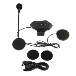KSTE 1 Paar Motorrad-Sturzhelm BT Headset Kopfhörer Lautsprecher Unterstützung der Freisprechfunktion Angebot bei HelloDeals