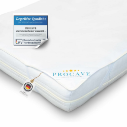 PROCAVE Matratzenschoner wasserdicht 90 x 200 cm Matratzenbezug Inkontinenzunterlage atmungsaktive Matratzenauflage Matratzenschutz mit Anti-Milben Schutz - Made in Germany Angebot bei HelloDeals
