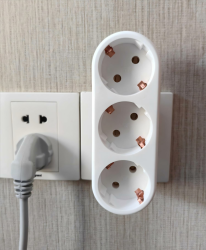 Yarrie Steckdose, 2 Stück Steckdosenadapter Verteilersteckdose für Küche (2) Angebot bei HelloDeals