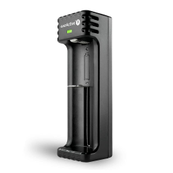everActive Ladegerät für 1 Stück Li-Ionen-Akkus wie 18650, professionell, schnell, Micro USB, Modell: LC-100, Schwarz Angebot bei HelloDeals