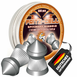 WEILAX 500 Spitzkopf Diabolos 4,5mm Fritz-Cell für Luftgewehr Luftpistole 4,50 Diabolo Angebot bei HelloDeals
