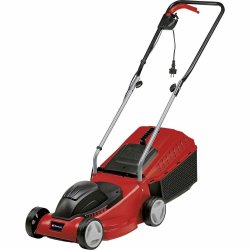 Einhell Elektro-Rasenmäher GC-EM 1032 (1.000 W, empfohlen für Rasenflächen bis 300 m², 3-stufige Einzelrad-Schnitthöhenverstellung, klappbarer Führungsholm, 30 l-Grasfangbox) Angebot bei HelloDeals