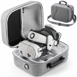 Große Tasche für Meta Quest 3/Quest 3S, Reisen Tragetasche Kompatibel mit BOBOVR S3 Pro/Kiwi Design Akku Elite Strap und Anderem Zubehör, Reisen und Aufbewahrung Hart Tasche für Oculus Quest 3S Angebot bei HelloDeals