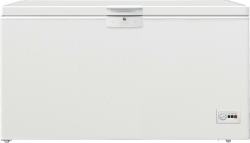 Beko HSM46740 Gefriertruhe groß, 451 l Nutzvolumen, 3 Gefrierkörbe, Temperaturalarm, abschließbar, Innenbeleuchtung, 36 db(A), Weiß Angebot bei HelloDeals