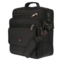 Christian Wippermann Profi Größe M, L, XXL, Umhängetasche Flugbegleiter Herren Tasche Messenger Arbeitstasche Laptoptasche Schwarz-xxl-rot Angebot bei HelloDeals