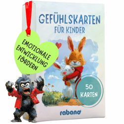 50 Gefühlskarten für Kinder - Sozial-emotionale Entwicklung fördern - Für Kindergarten & Grundschule - Emotionskarten, Gefühlsmonster Karten als Routine Angebot bei HelloDeals