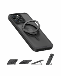Anker magnetische Handyhülle, FlexStand Handy-Case, rutschfeste und sturzsichere Schutzhülle mit Standring, iPhone kompatibel mit MagSafe, exklusiv für iPhone 15 Pro Max 17cm entwickelt Angebot bei HelloDeals