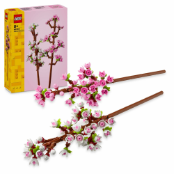 LEGO Botanicals Kirschblüten - Künstliche Blumen zum Bauen - Schreibtisch-Deko für Kinder - Blumenstrauß zum Ausstellen - Geschenk für Mädchen und Jungen ab 8 Jahren - Botanik Kollektion 40725 Angebot bei HelloDeals
