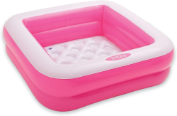 Intex Babypool Play Box Pool, Farblich Sortiert, 86 x 86 x 25 cm (Rosa) Angebot bei HelloDeals