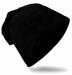 Miobo Kinder Slouch Beanie Mütze,Baumwolle,Unifarbe 54-58 Schwarz Angebot bei HelloDeals