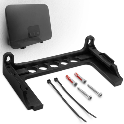 MOBILEFOX Wandhalterung passend für Telekom Speedport Smart 4 | 4 Plus Router Wandhalter WLAN Halterung Halter mit Kabelmanagment, dual Band Angebot bei HelloDeals