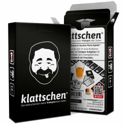 DENKRIESEN - klattschen® – Original Edition | Ab 16 Jahren | 2+ Spieler | Kartenspiel | Partyspiel | Trinkspiel | Das beliebte Trinkspiel für unvergessliche Partyabende | Spaß garantiert! Angebot bei HelloDeals