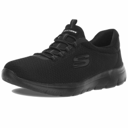 Skechers Damen Summits Sneaker 39 EU Schwarz 980 Angebot bei HelloDeals