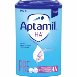 Aptamil HA PRE – Anfangsmilch von Geburt an, Mit DHA, Nur Laktose, Ohne Palmöl, Babynahrung, Milchpulver, 800 g (1er Pack) Angebot bei HelloDeals