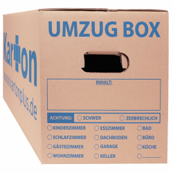 25 Umzugskartons 620 x 300 x 330 mm doppelter Boden Umzugskiste Umzug Karton Ordnerkarton Angebot bei HelloDeals